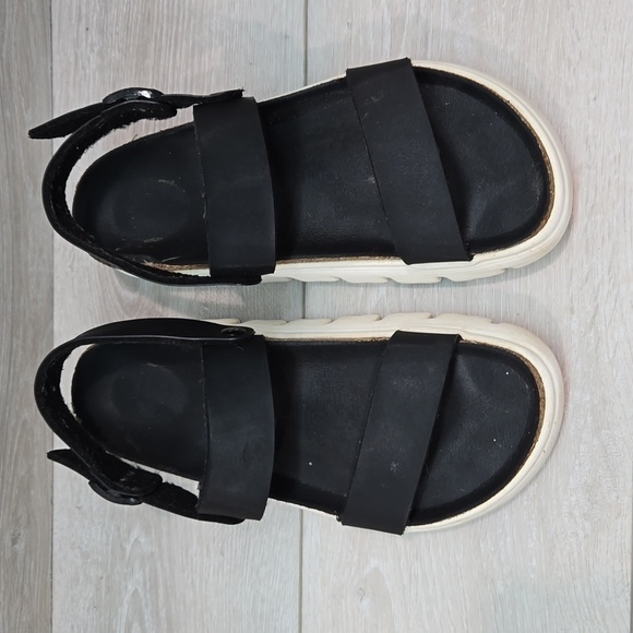 Papillio Women Cameron MarblStrappy Chunky Tractor Platform shoes Sandals sz 9.5 - Picture 4 of 15